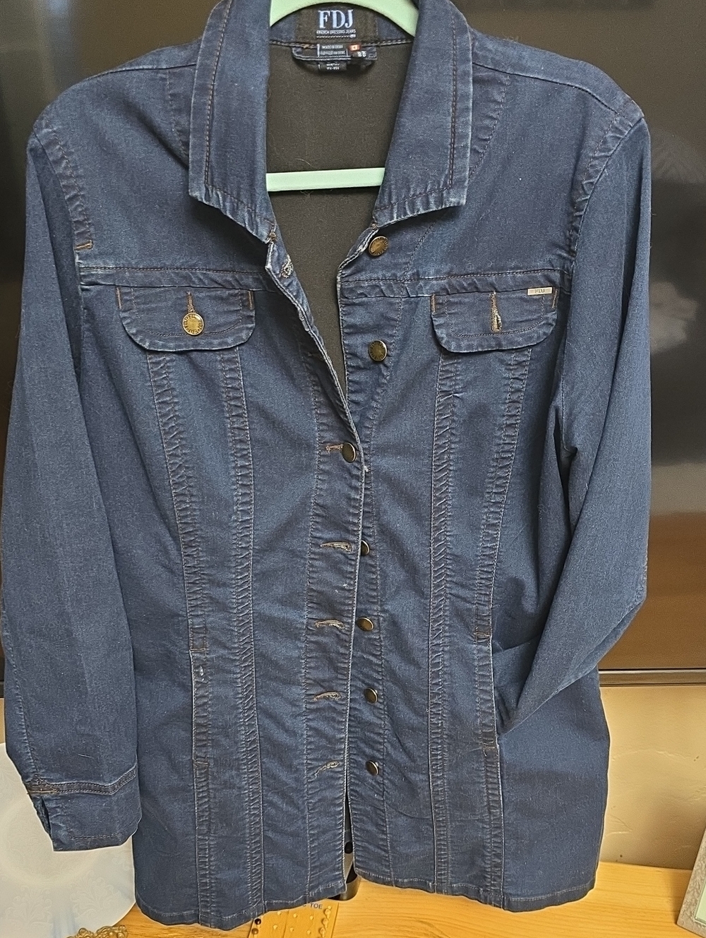 FDJ Women's Classic Indigo Denim Jacket